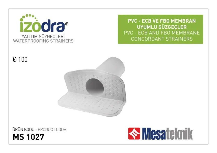 PVC Esaslı Süzgeçler