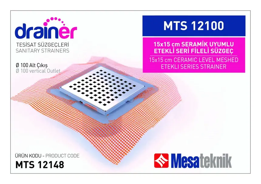 MTS 12100 Etekli Serisi Fileli 15 cm
