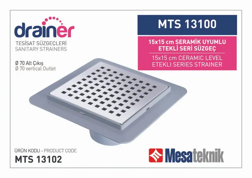 MTS 13100 Etekli Serisi Klasik 15 cm
