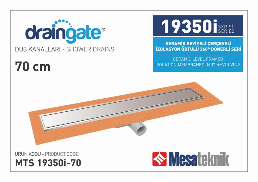 MTS 19350İ Çerçeveli İzolasyon Örtülü 360º Dönerli Seri