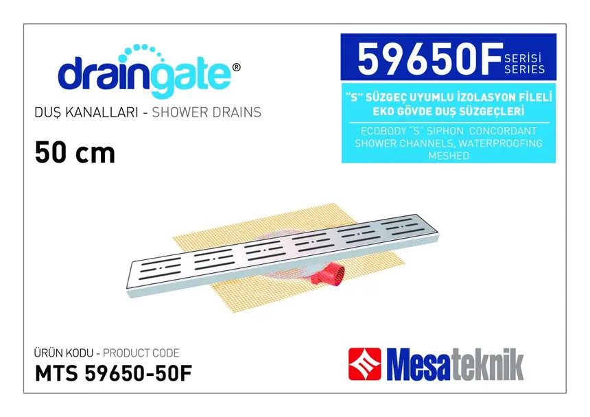 MTS 59650F S Sifon Uyumlu İzolasyon Fileli Klasik Seri