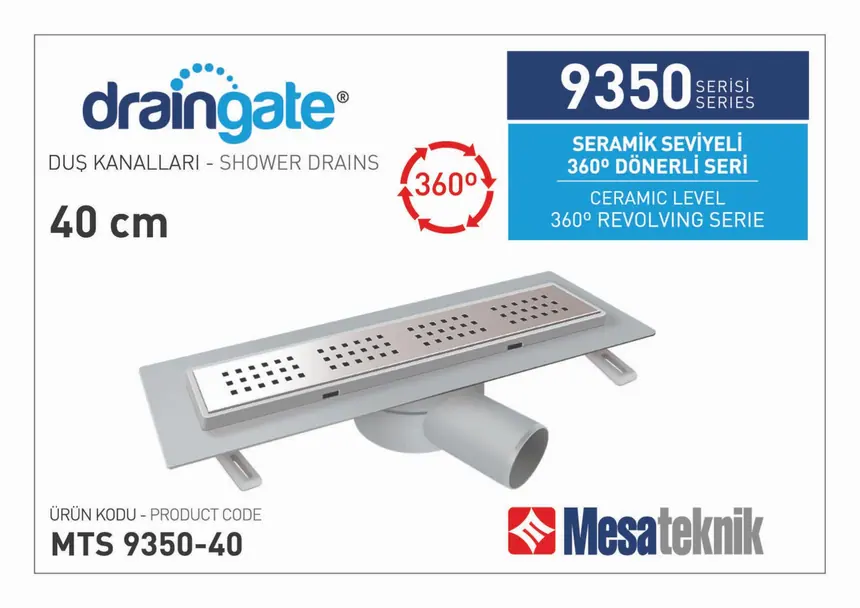 MTS 9350 Seramik Seviyeli 360º Dönerli Seri