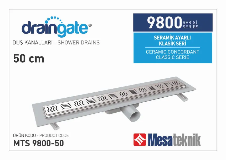 MTS 9800 Seramik Ayarlı Paslanmaz Yükseltme Parçalı Seri