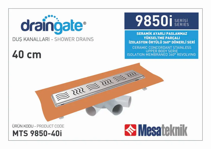 MTS 9850I Seramik Ayarlı Yükseltme Parçalı 360º Dönerli İzolasyon Örtülü