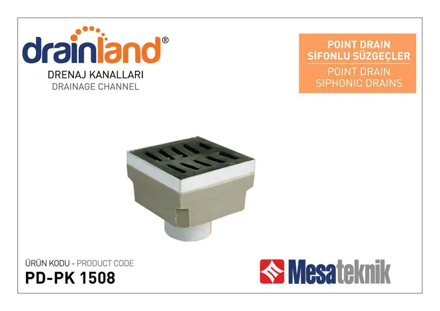 Point Drain Sifonlu Süzgeçler